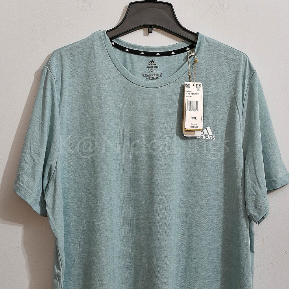 NWT adidas Men's Short Sleeve Tee in blue in size XXL - Picture 2 of 4